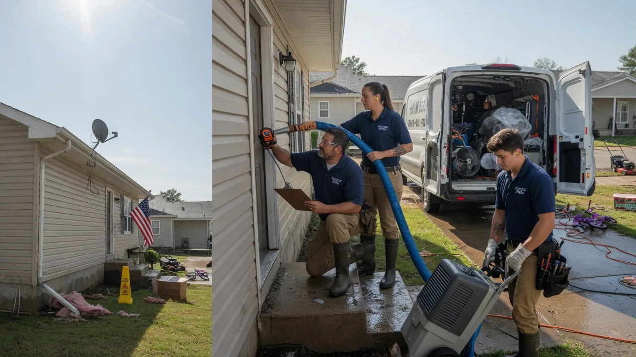 Ceiling Water Damage Restoration in Anson, ME near me